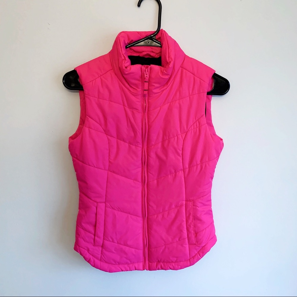 Aeropostale Pink Puffer Vest